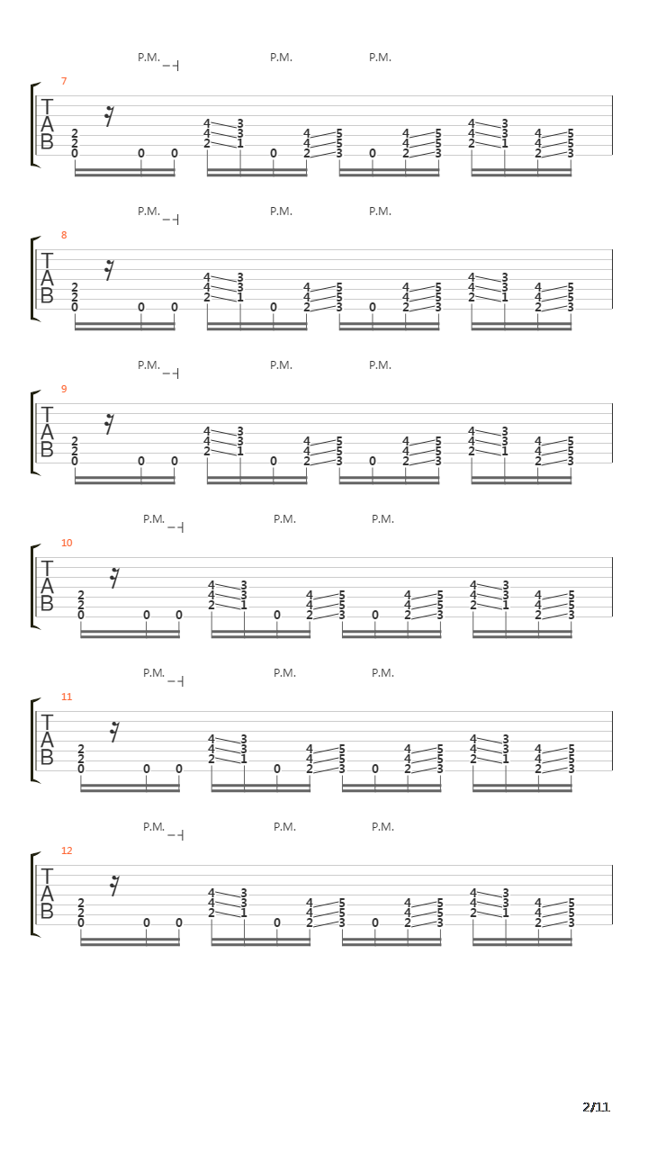 Predictable吉他谱