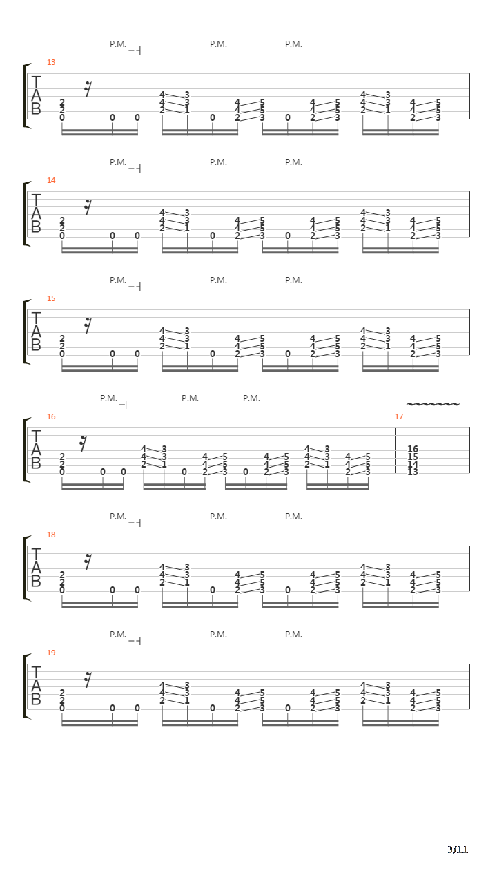 Predictable吉他谱