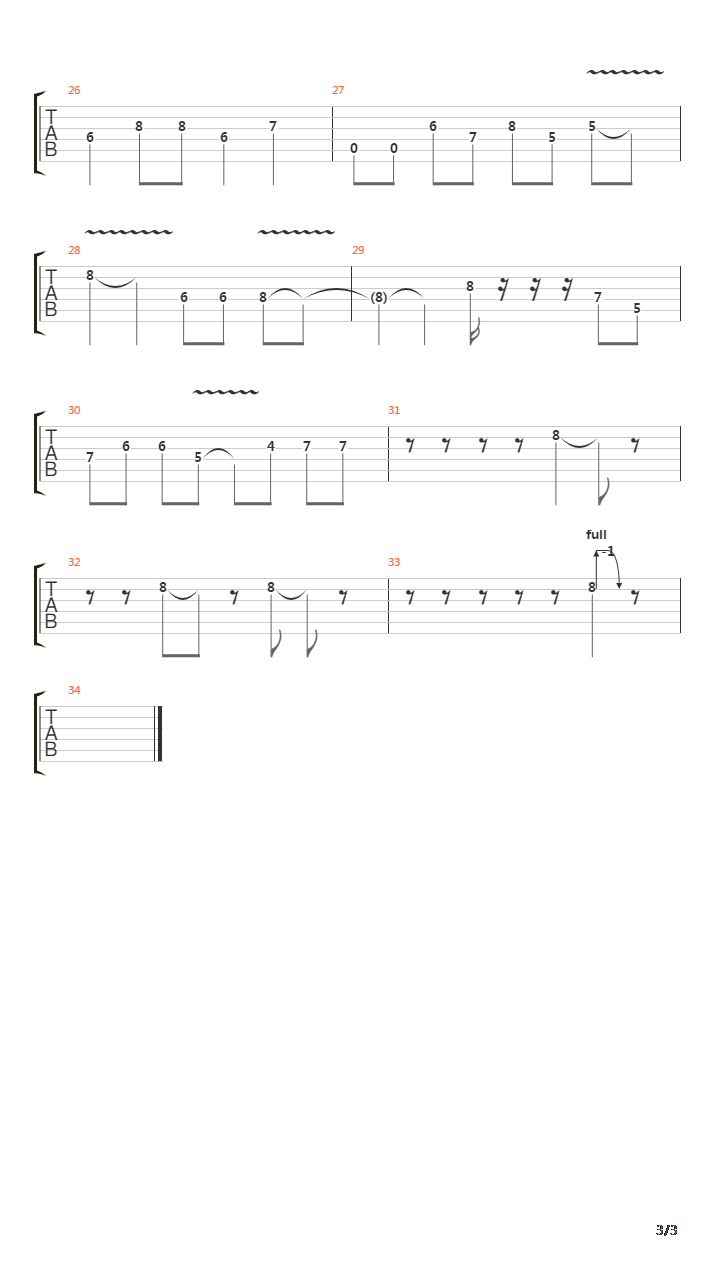 Twist吉他谱