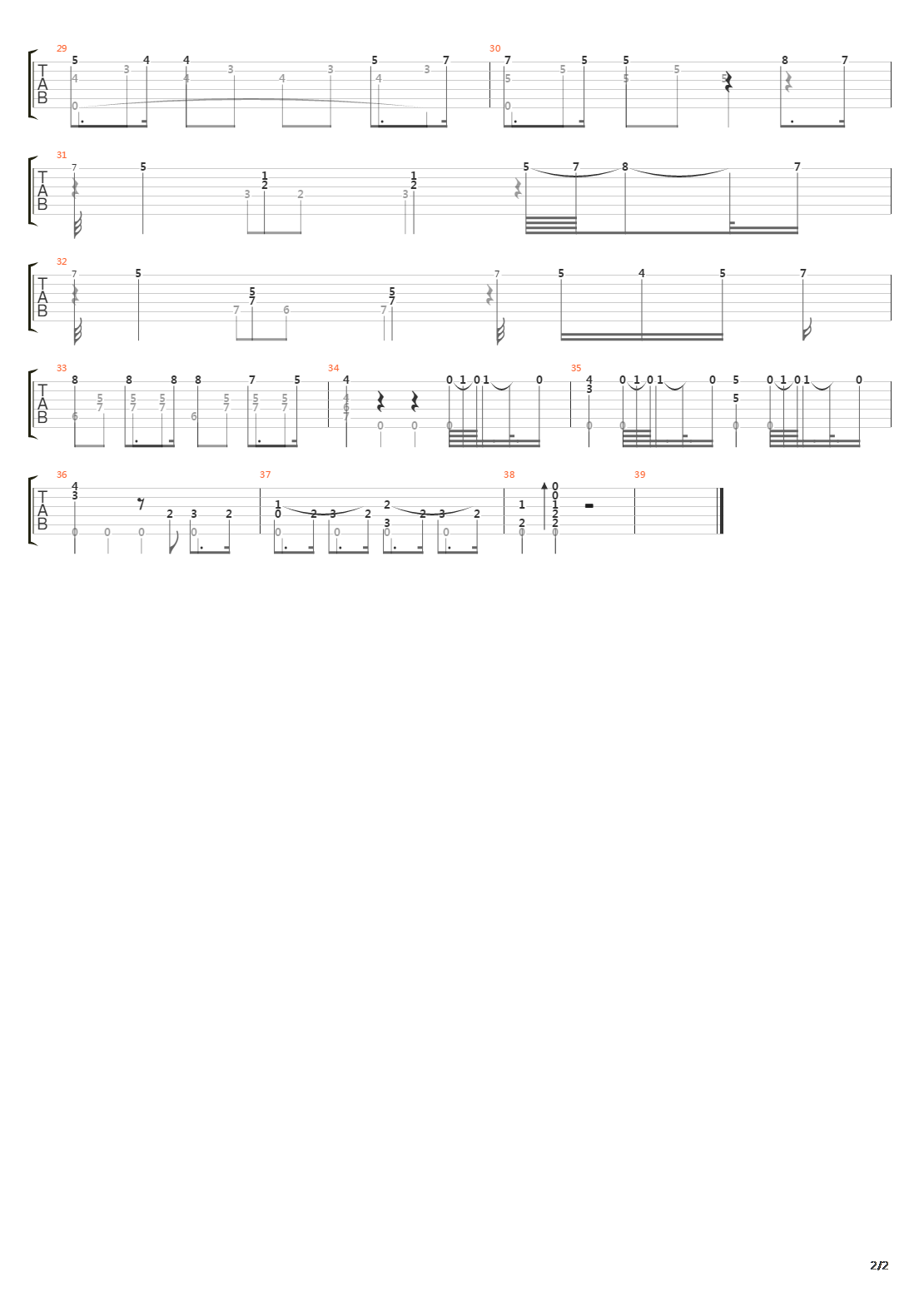 Rondo吉他谱