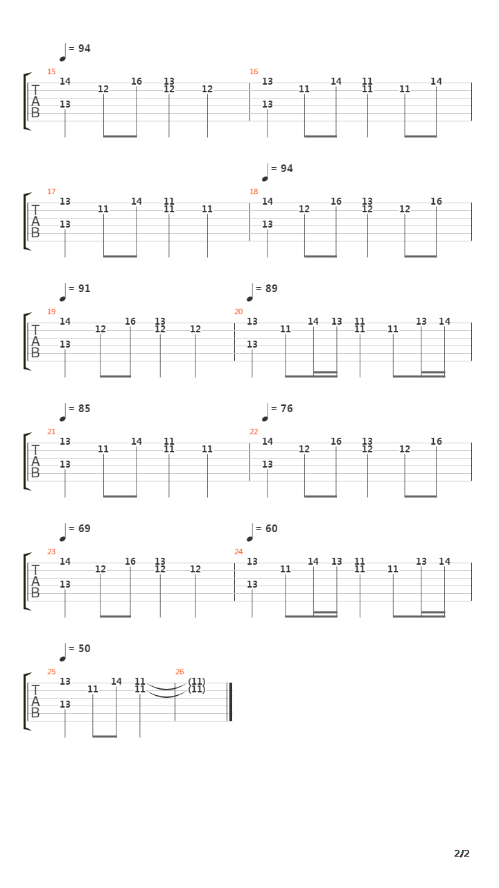 Carillon吉他谱