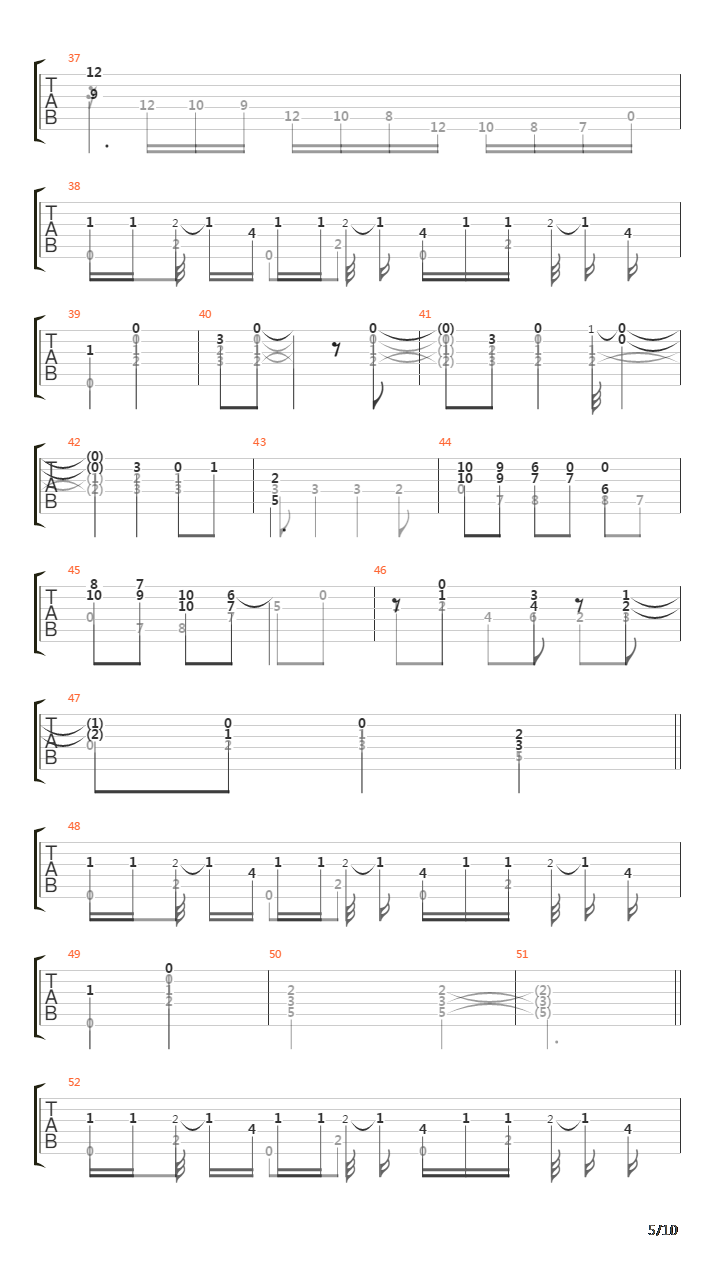 Spanish Dance No11 Zambra吉他谱