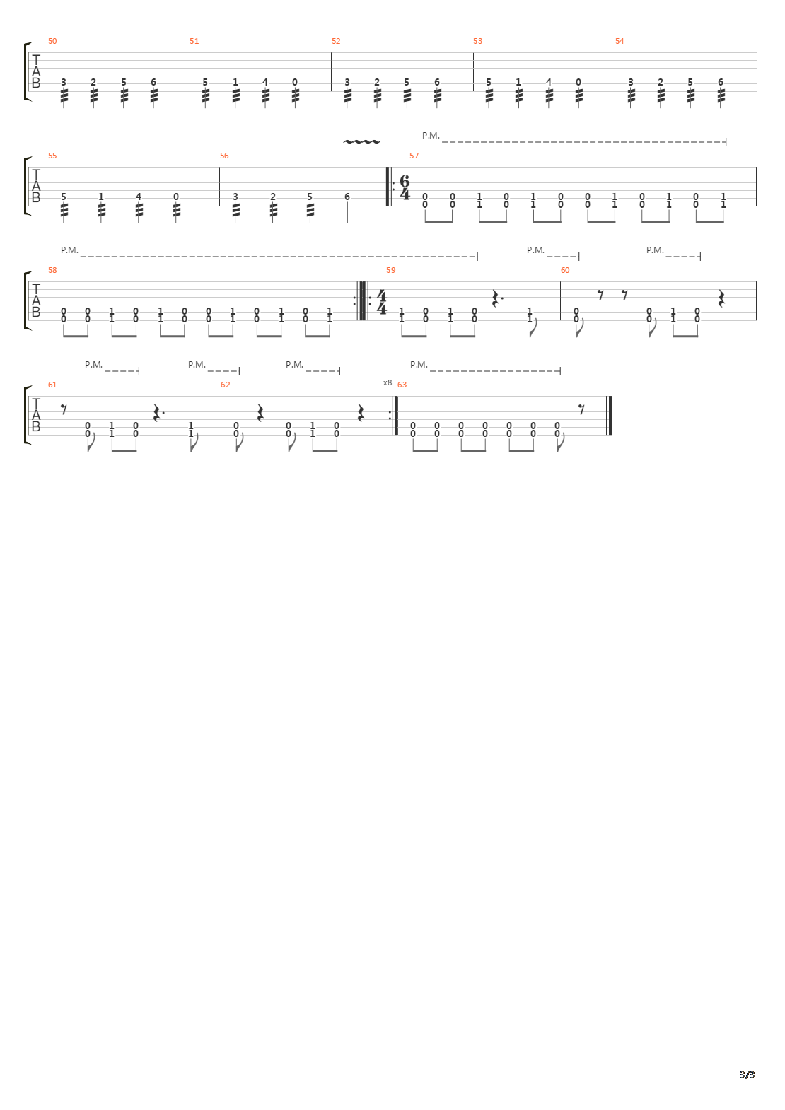 A Warning吉他谱