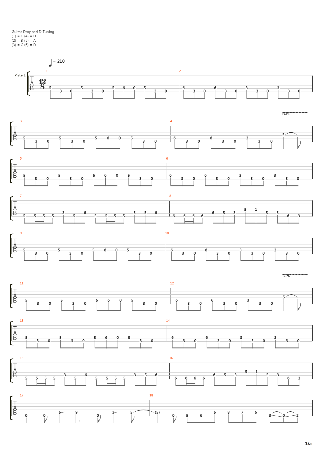 As The Palaces Burn吉他谱