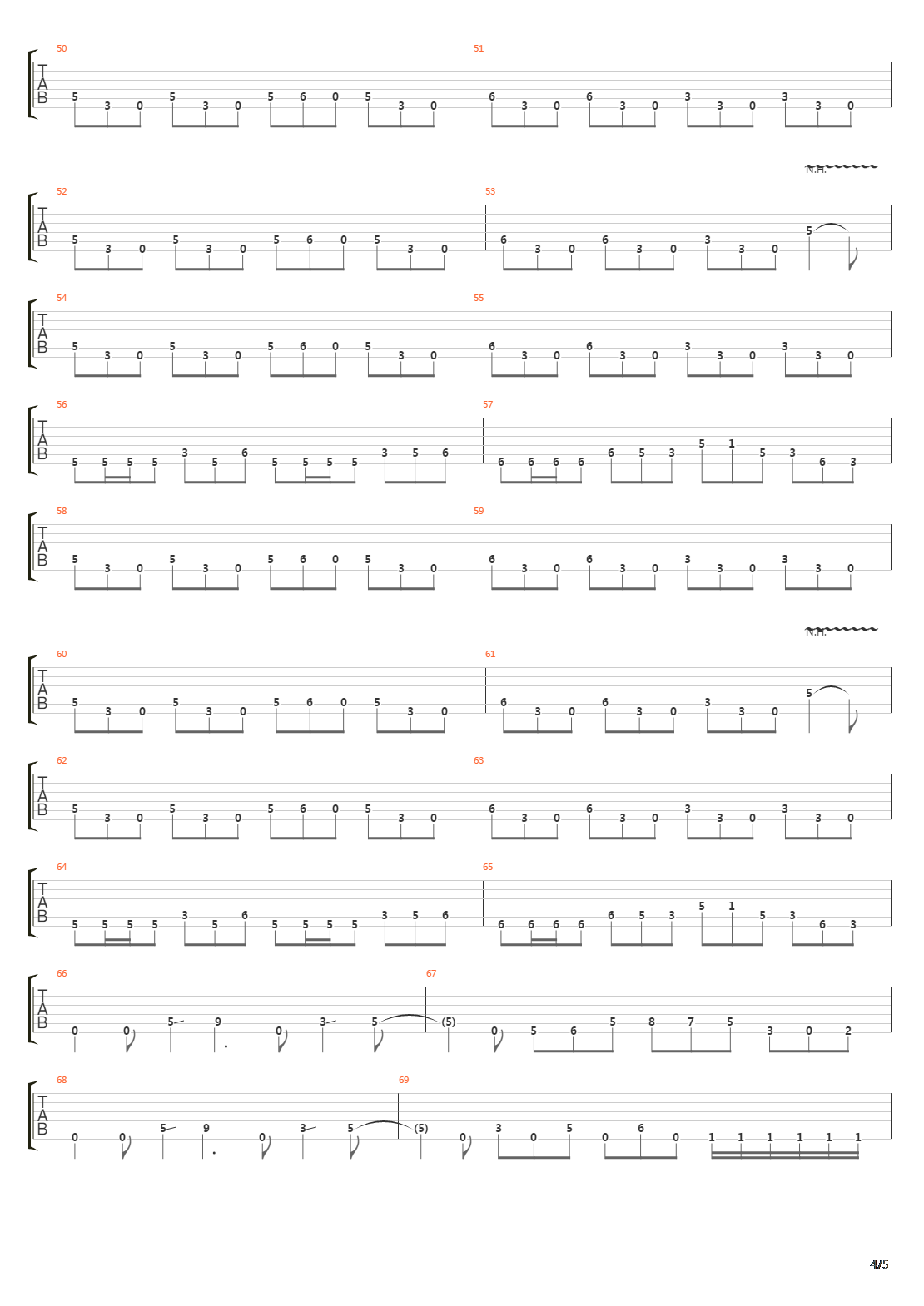 As The Palaces Burn吉他谱