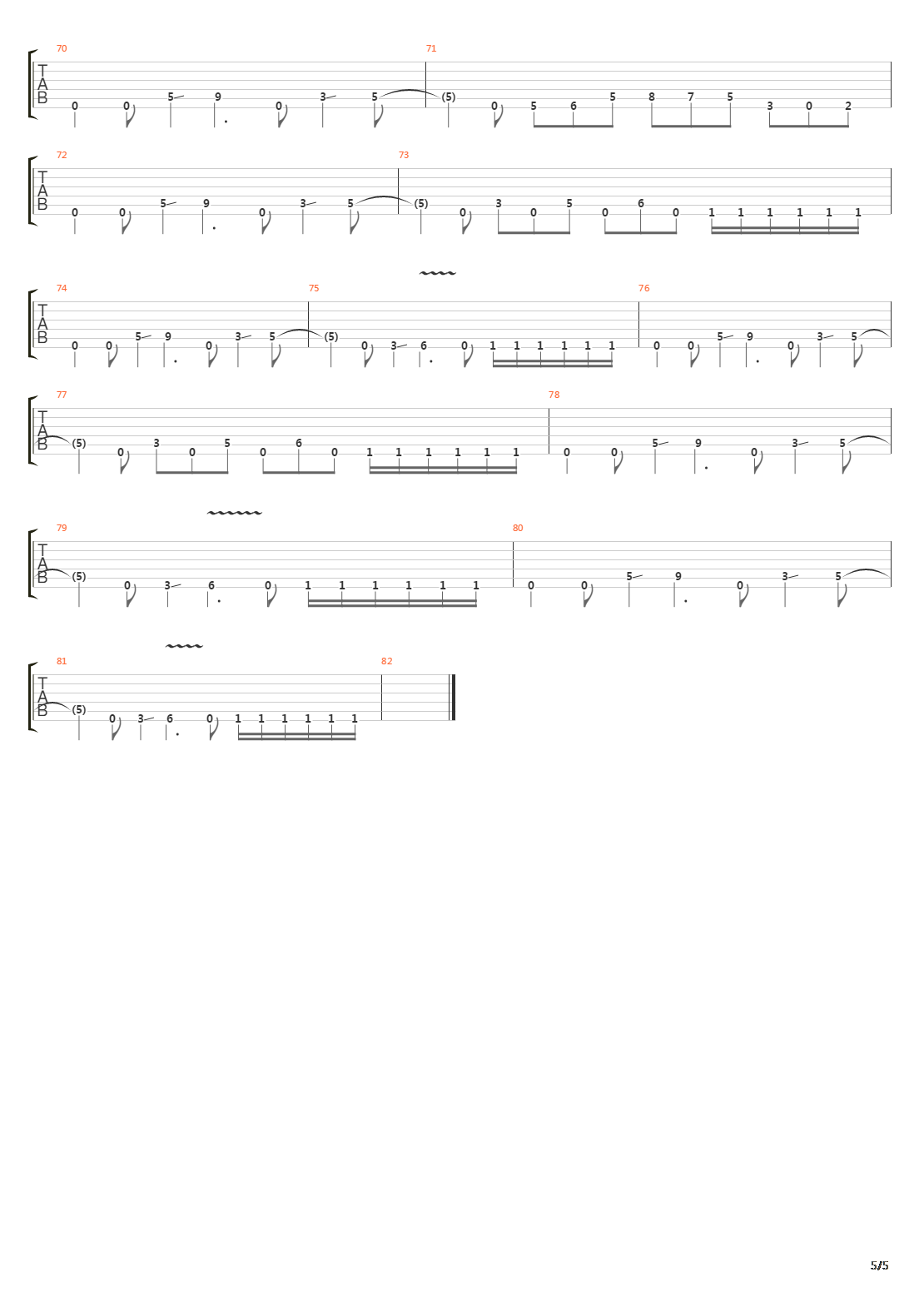 As The Palaces Burn吉他谱