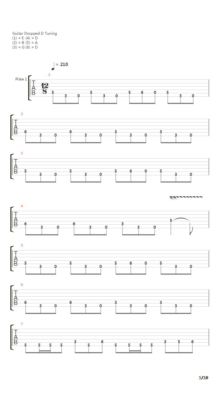 As The Palaces Burn吉他谱