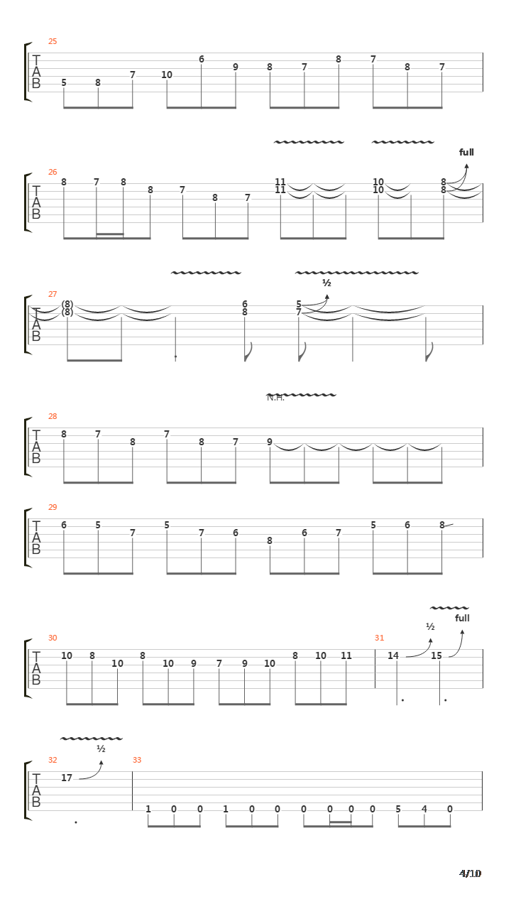 As The Palaces Burn吉他谱