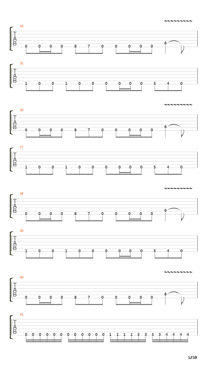 As The Palaces Burn吉他谱