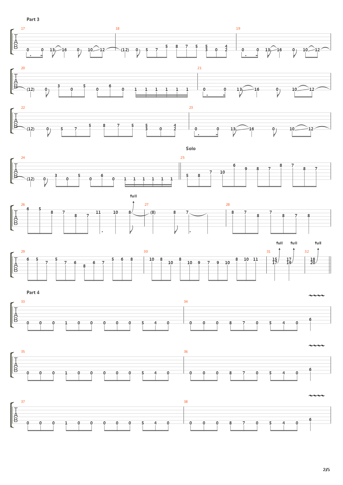 As The Palaces Burn吉他谱