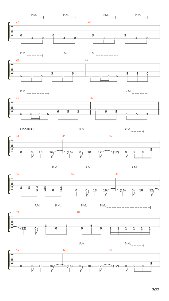 As The Palaces Burn吉他谱