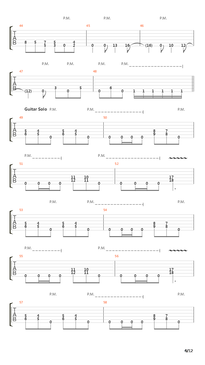 As The Palaces Burn吉他谱