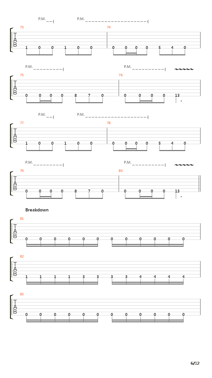 As The Palaces Burn吉他谱
