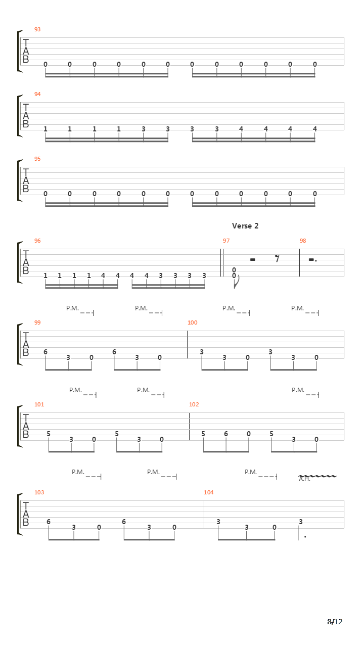As The Palaces Burn吉他谱