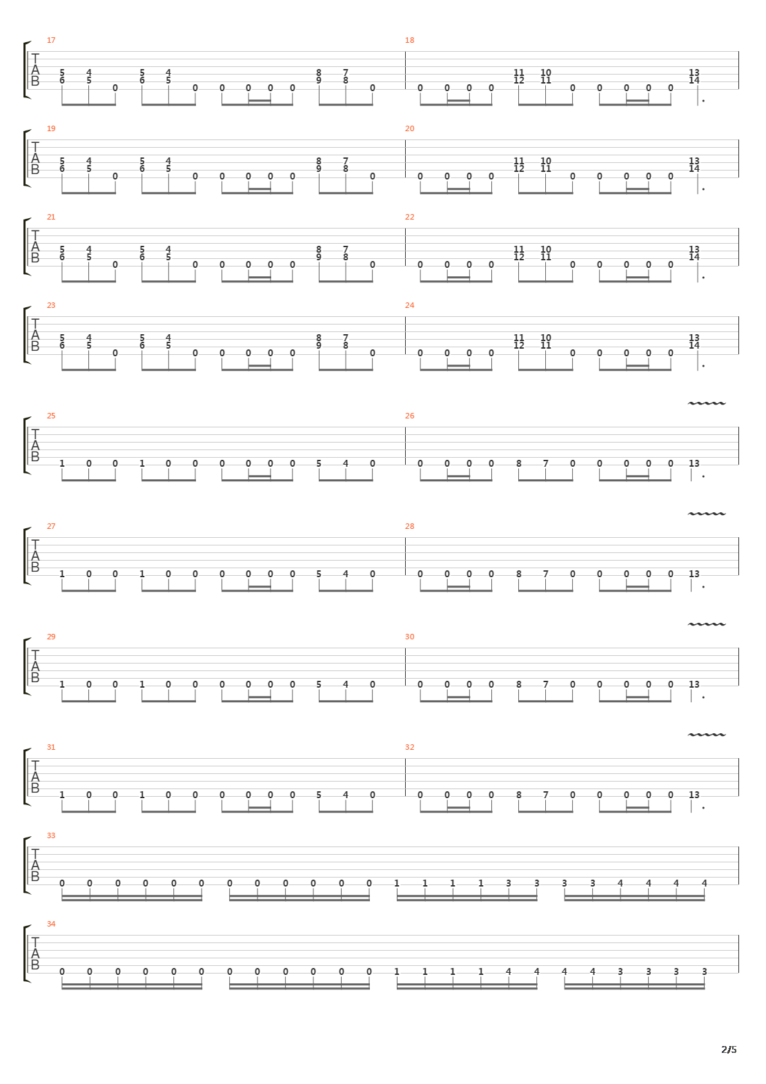 As The Palaces Burn吉他谱