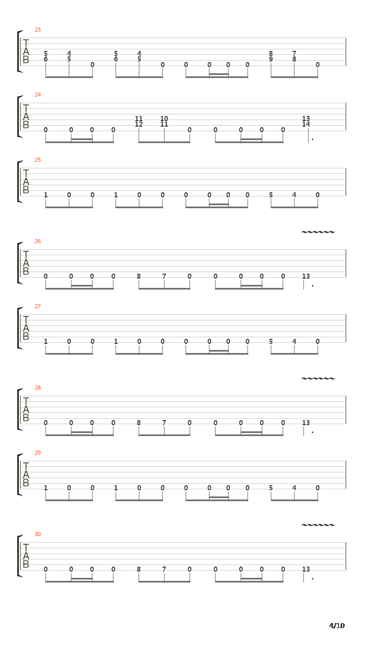 As The Palaces Burn吉他谱