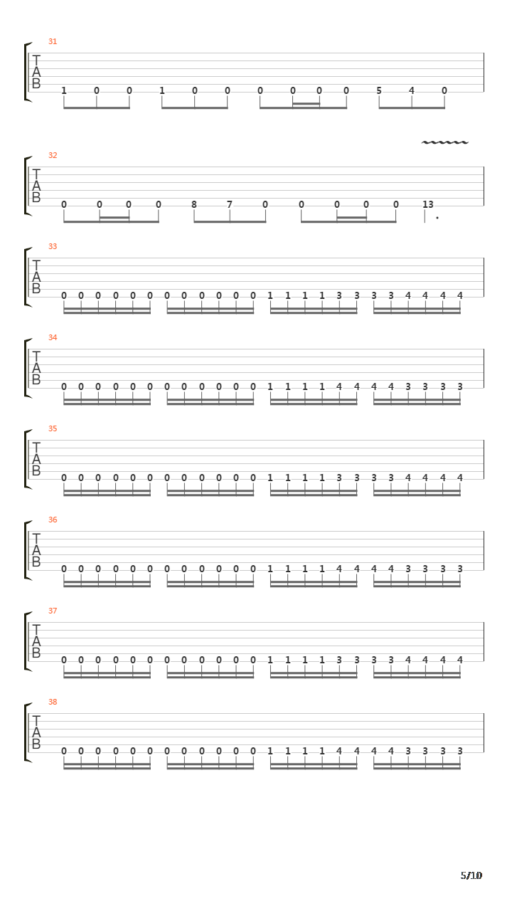 As The Palaces Burn吉他谱