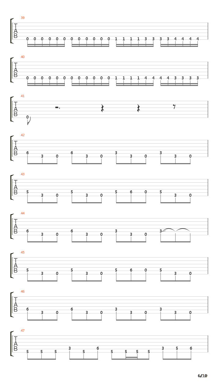 As The Palaces Burn吉他谱