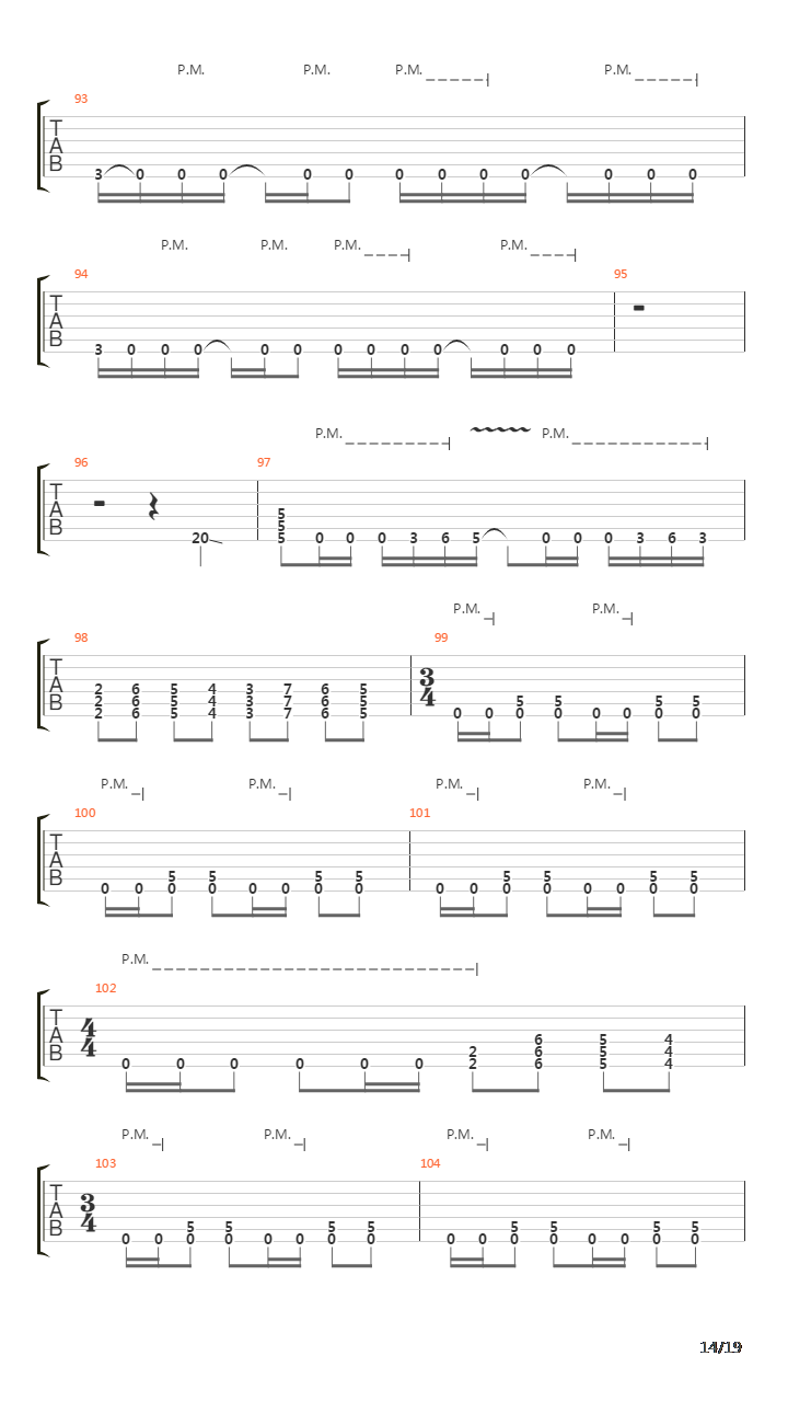 Beating On Deaths Door吉他谱