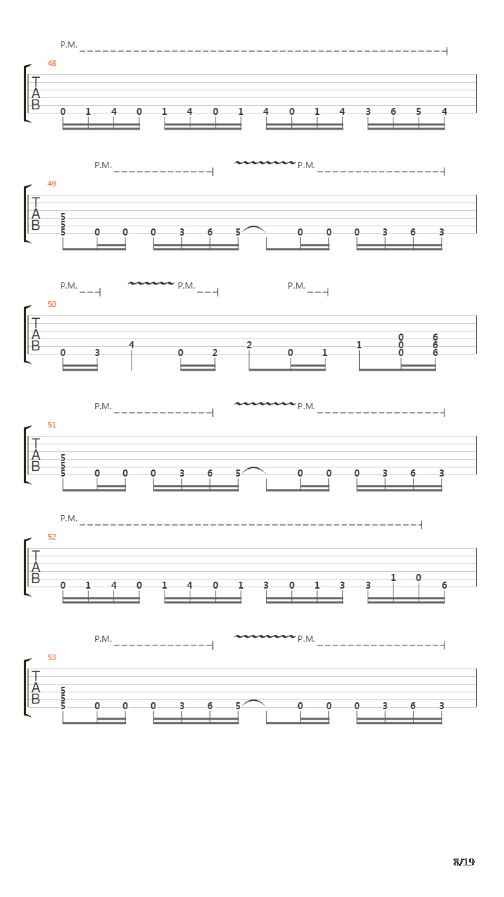 Beating On Deaths Door吉他谱