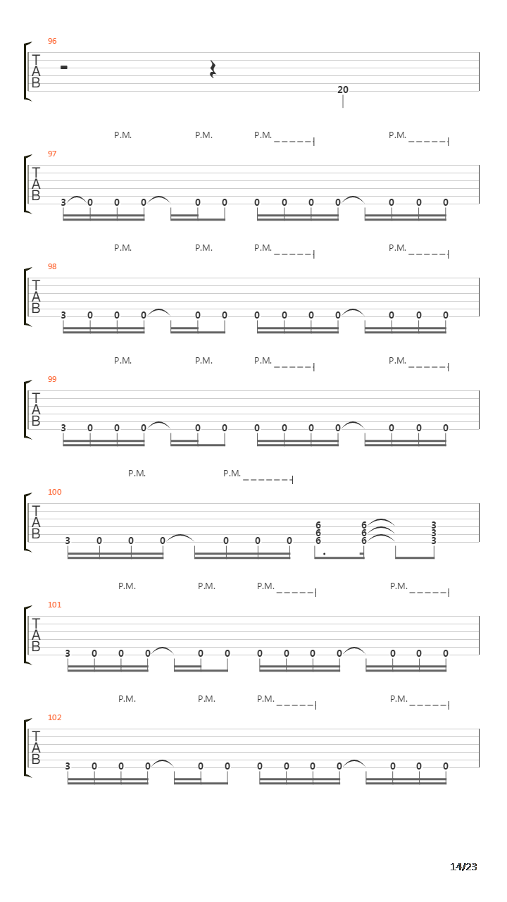 Beating On Deaths Door吉他谱