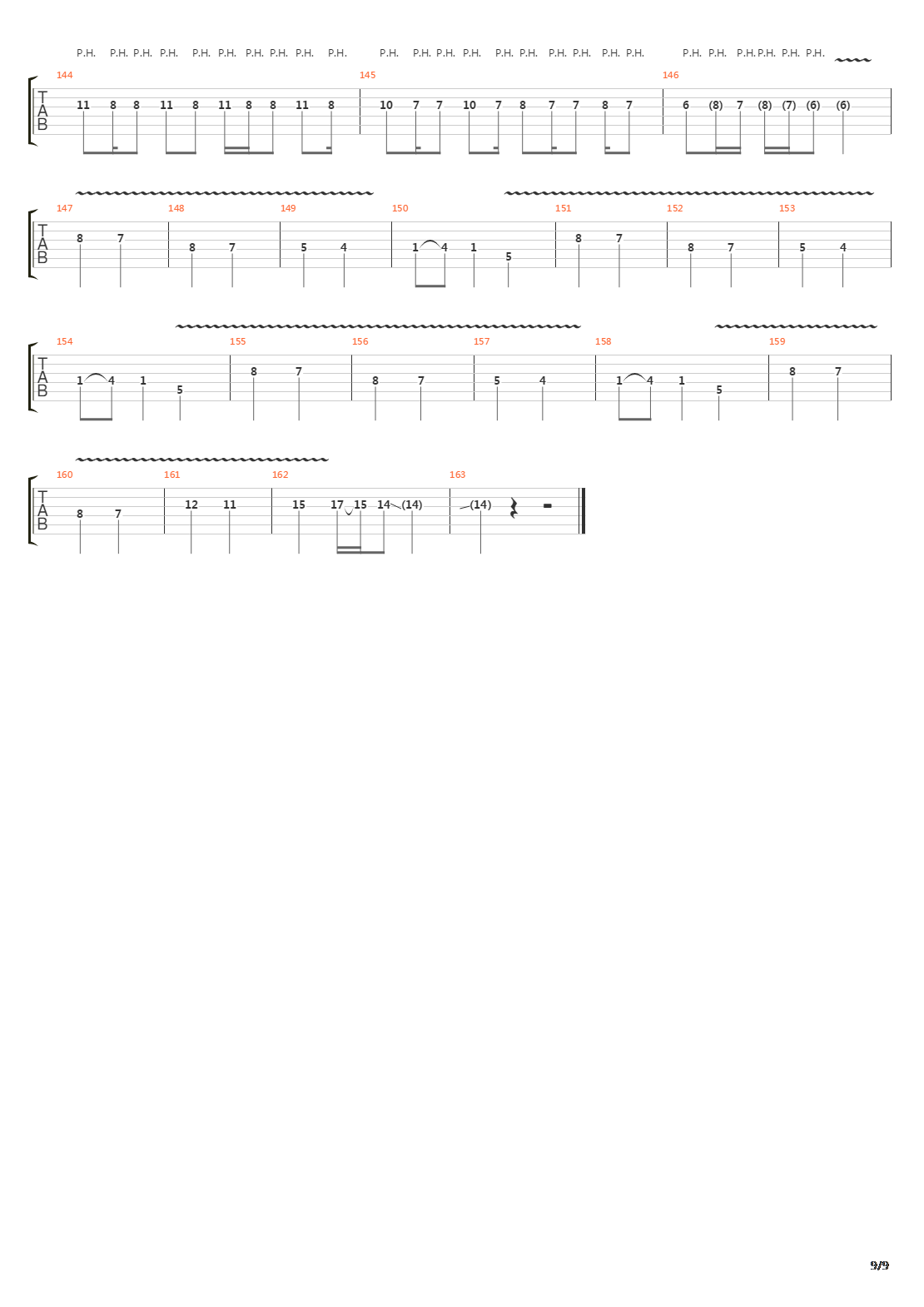 Beating On Deaths Door吉他谱