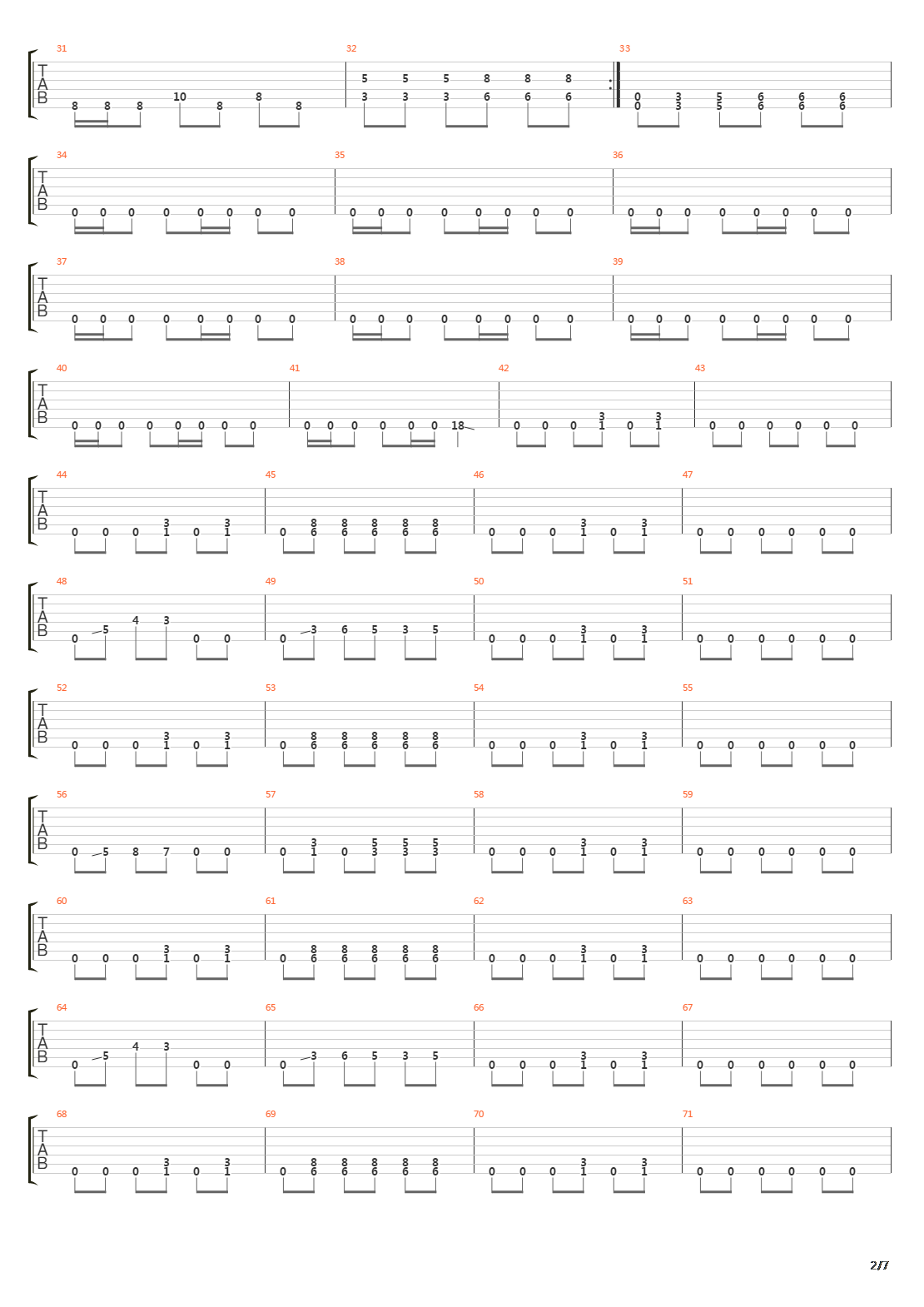 Boot Scraper吉他谱