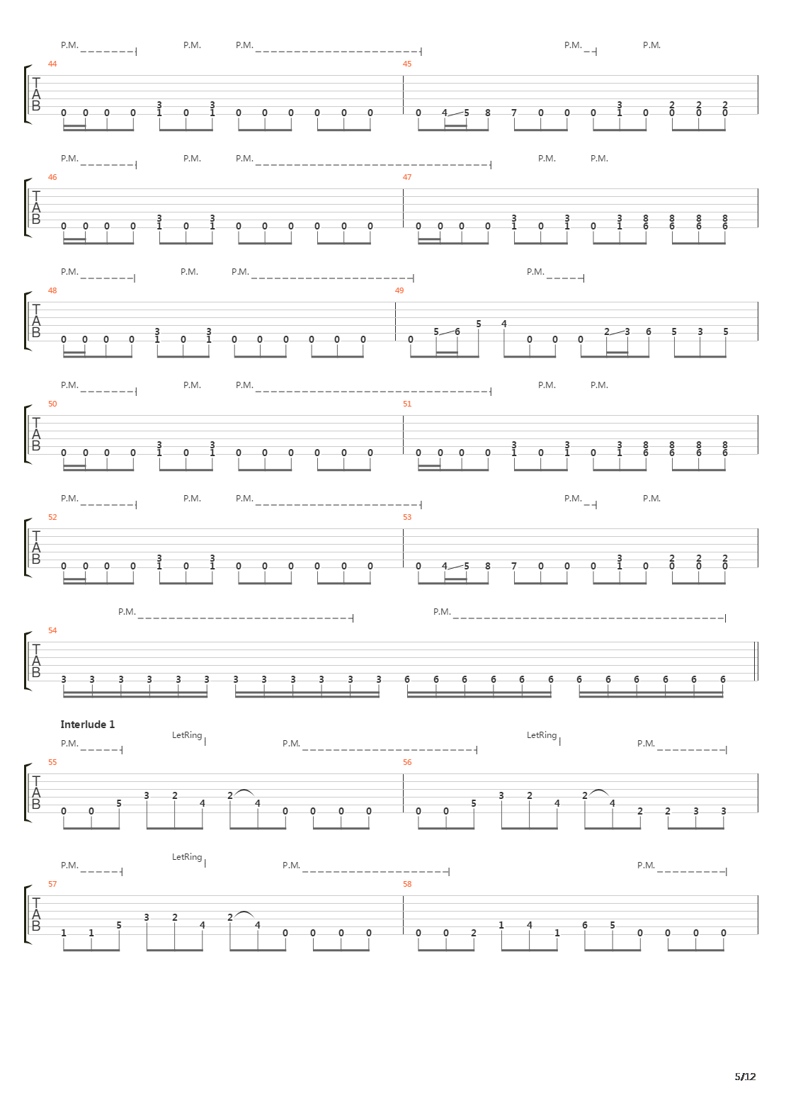 Boot Scraper吉他谱