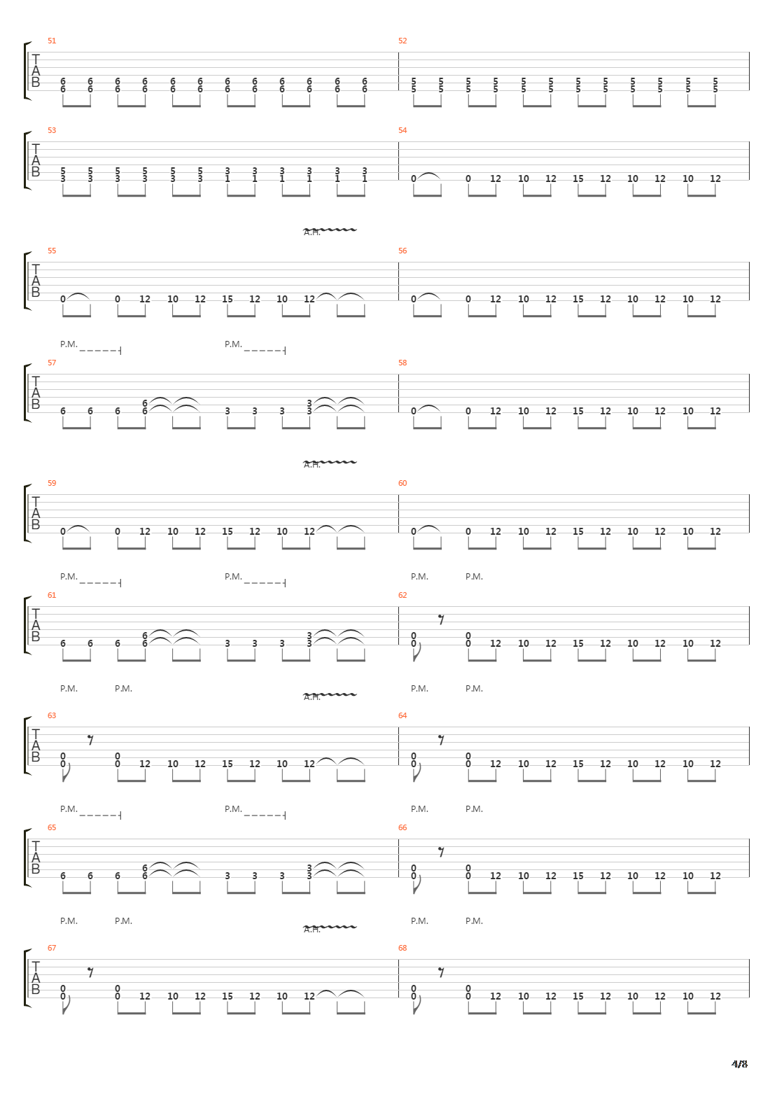 Choke Sermon吉他谱