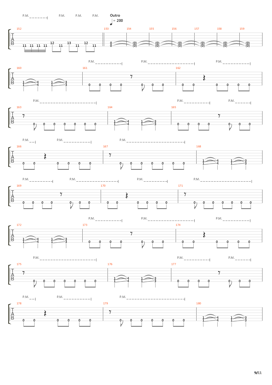 Faded Line吉他谱