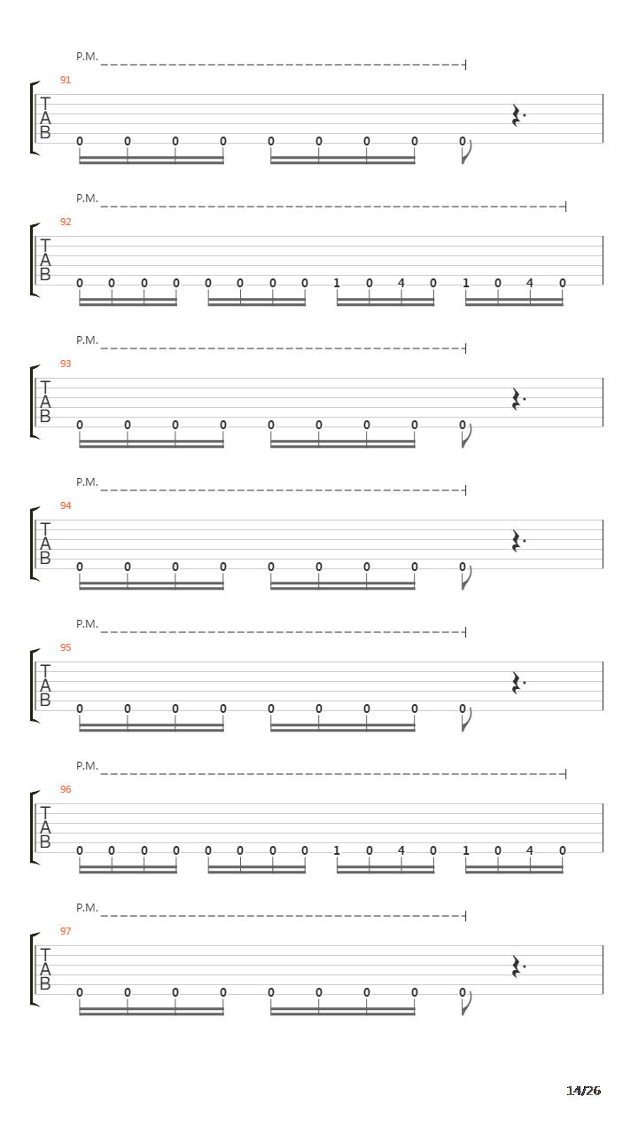 Faded Line吉他谱