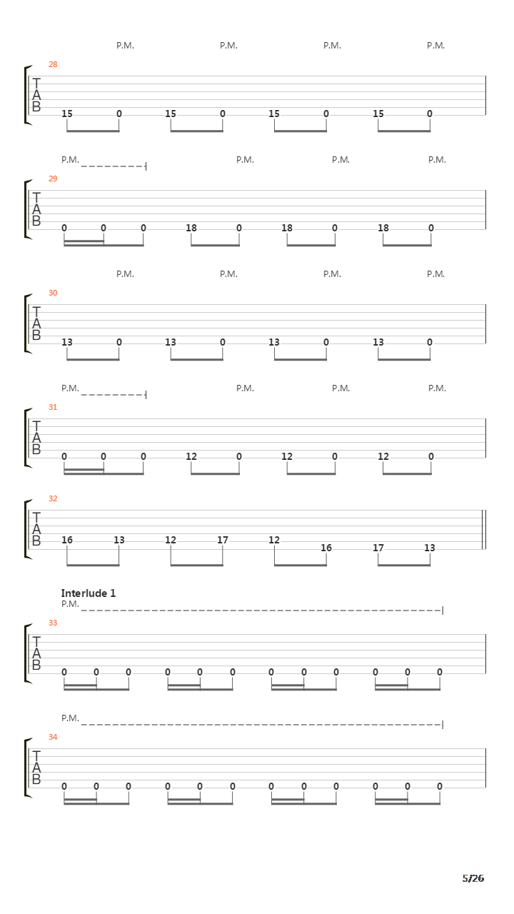 Faded Line吉他谱