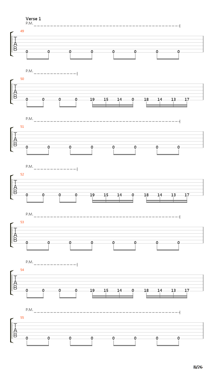 Faded Line吉他谱