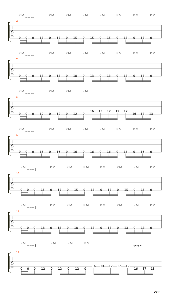 Faded Line吉他谱