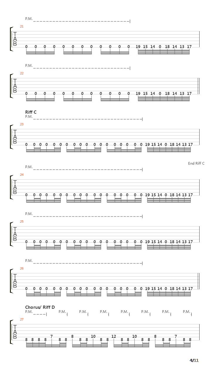 Faded Line吉他谱