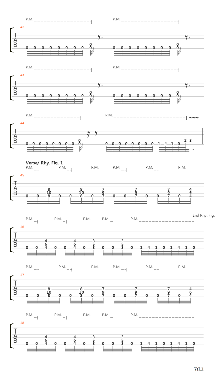 Faded Line吉他谱