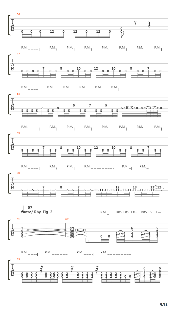 Faded Line吉他谱