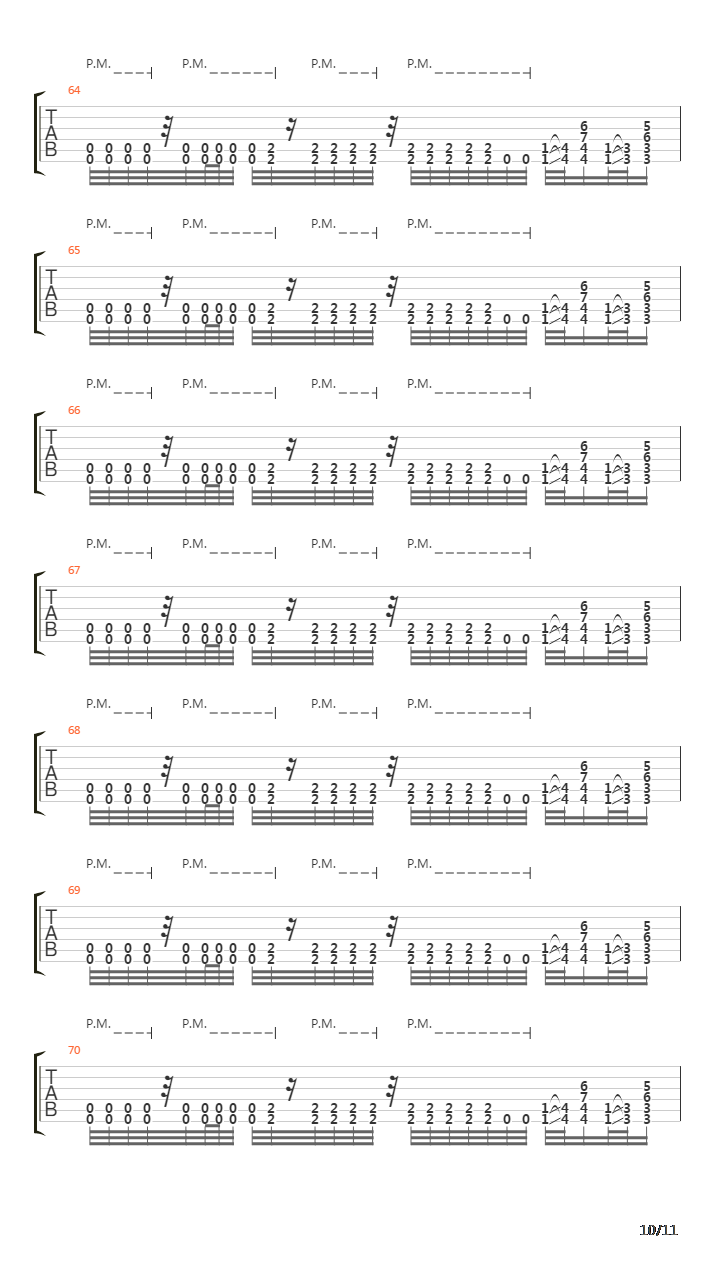 Faded Line吉他谱