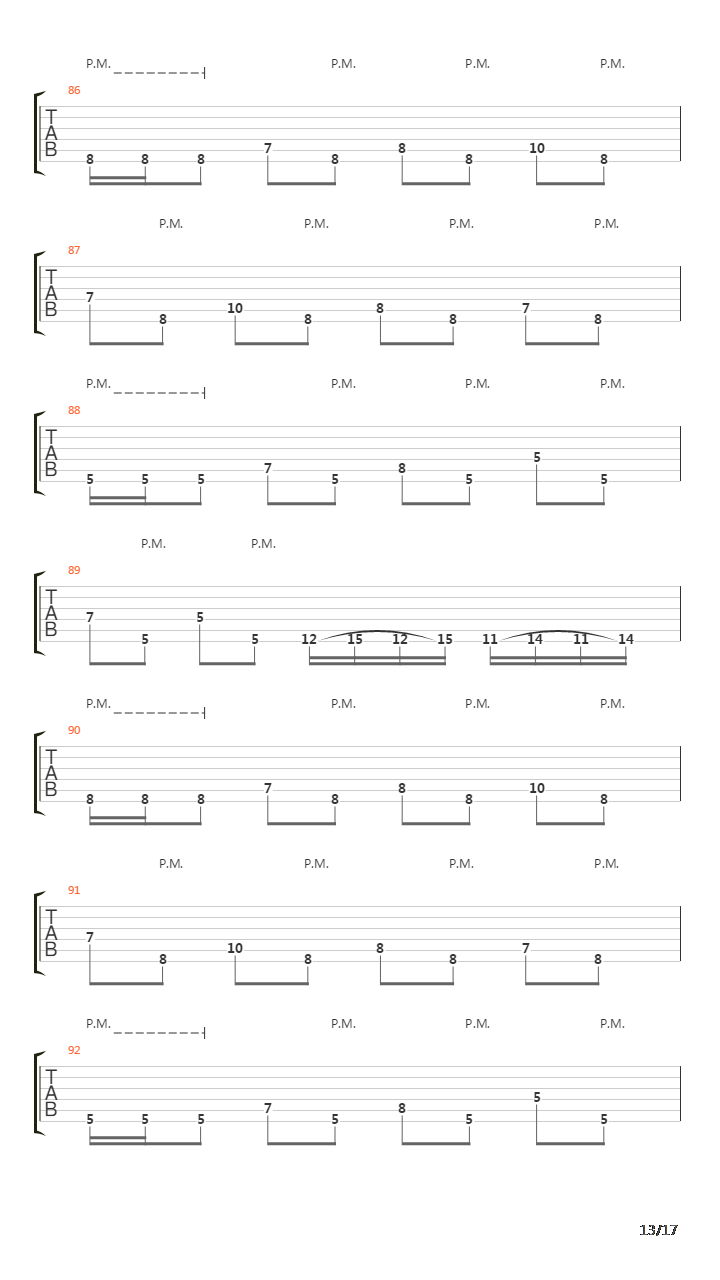 Faded Line吉他谱