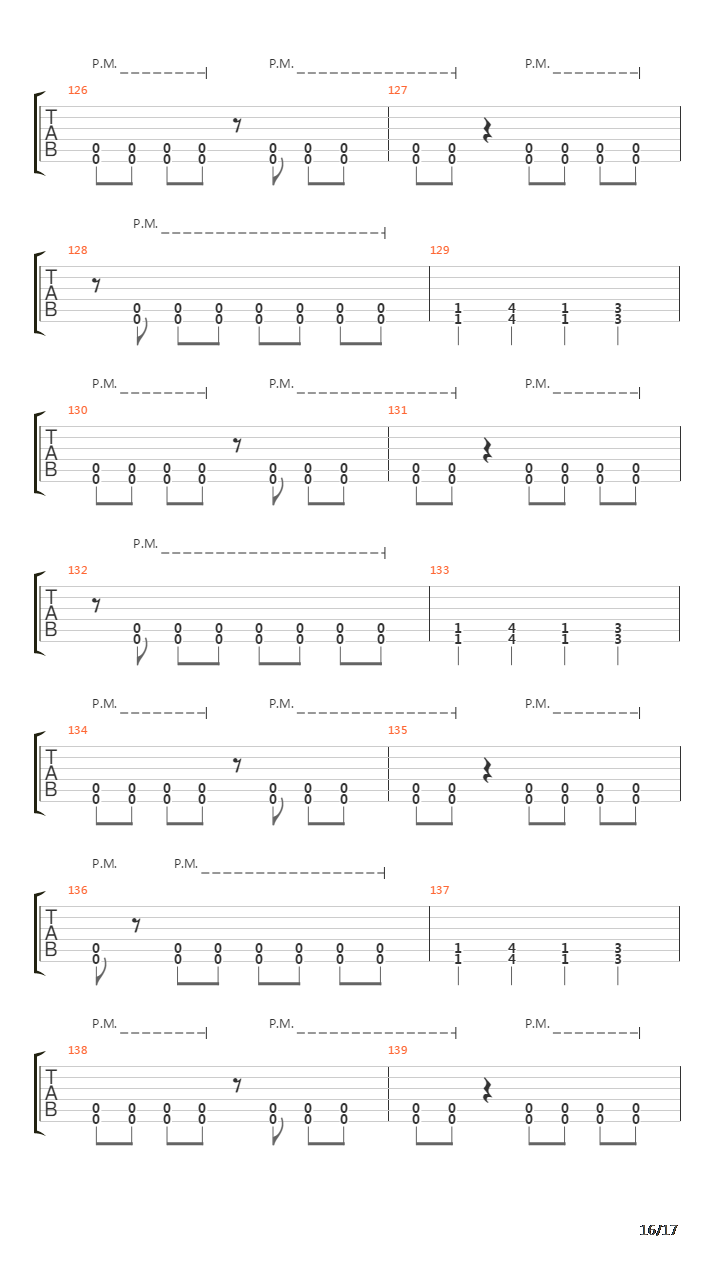 Faded Line吉他谱