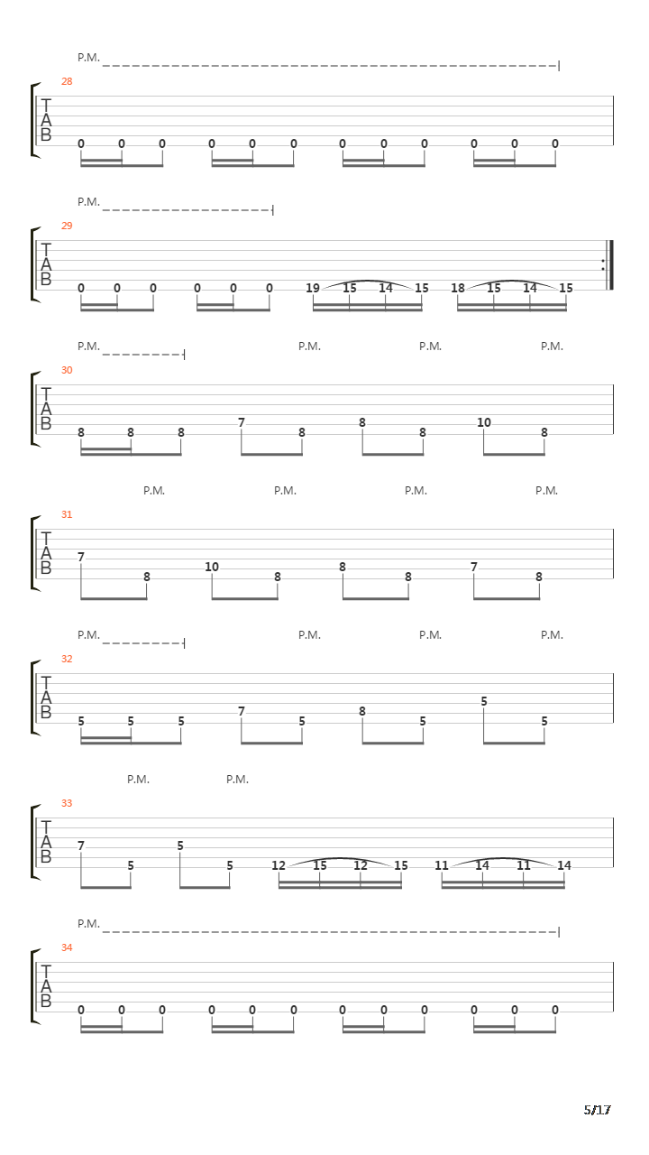 Faded Line吉他谱