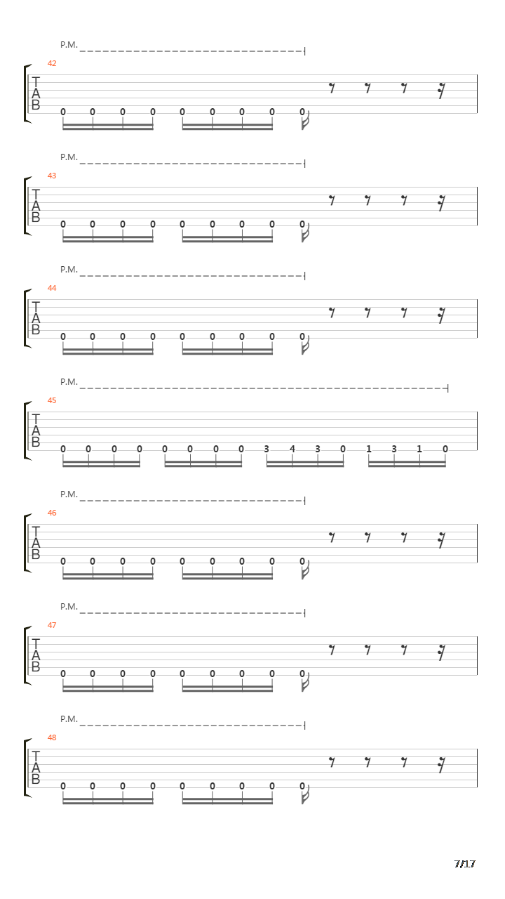 Faded Line吉他谱