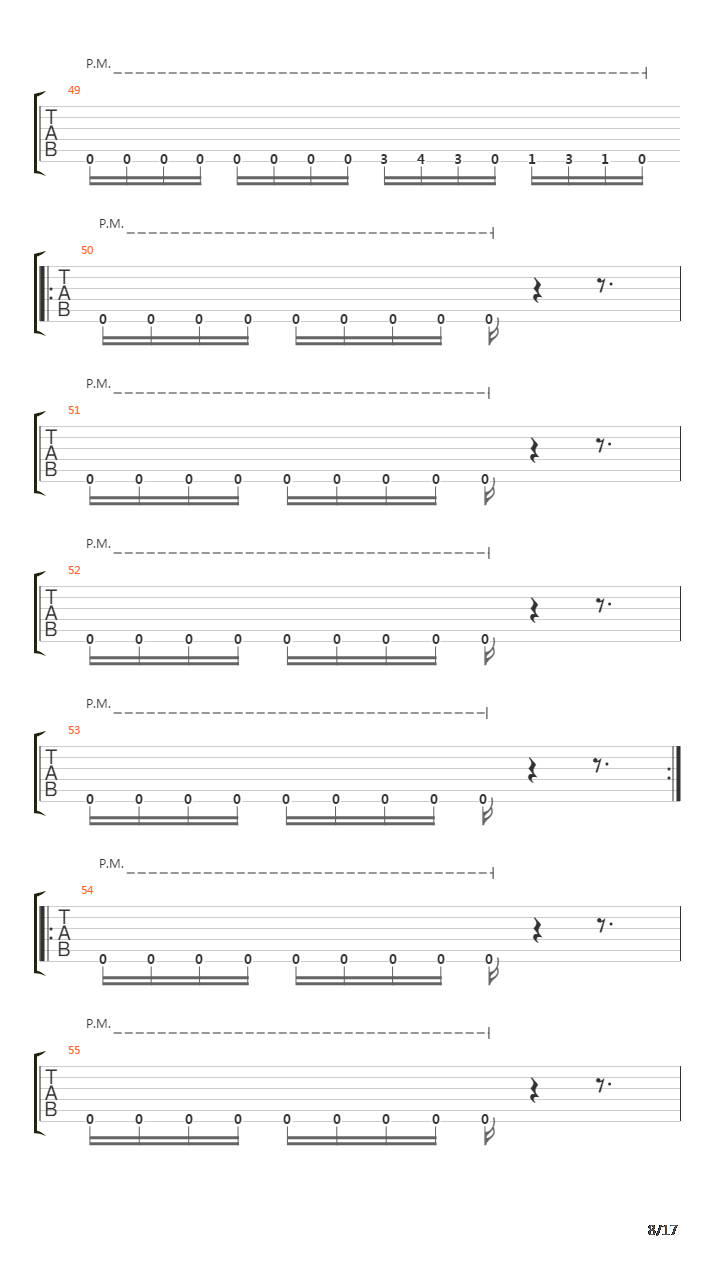 Faded Line吉他谱