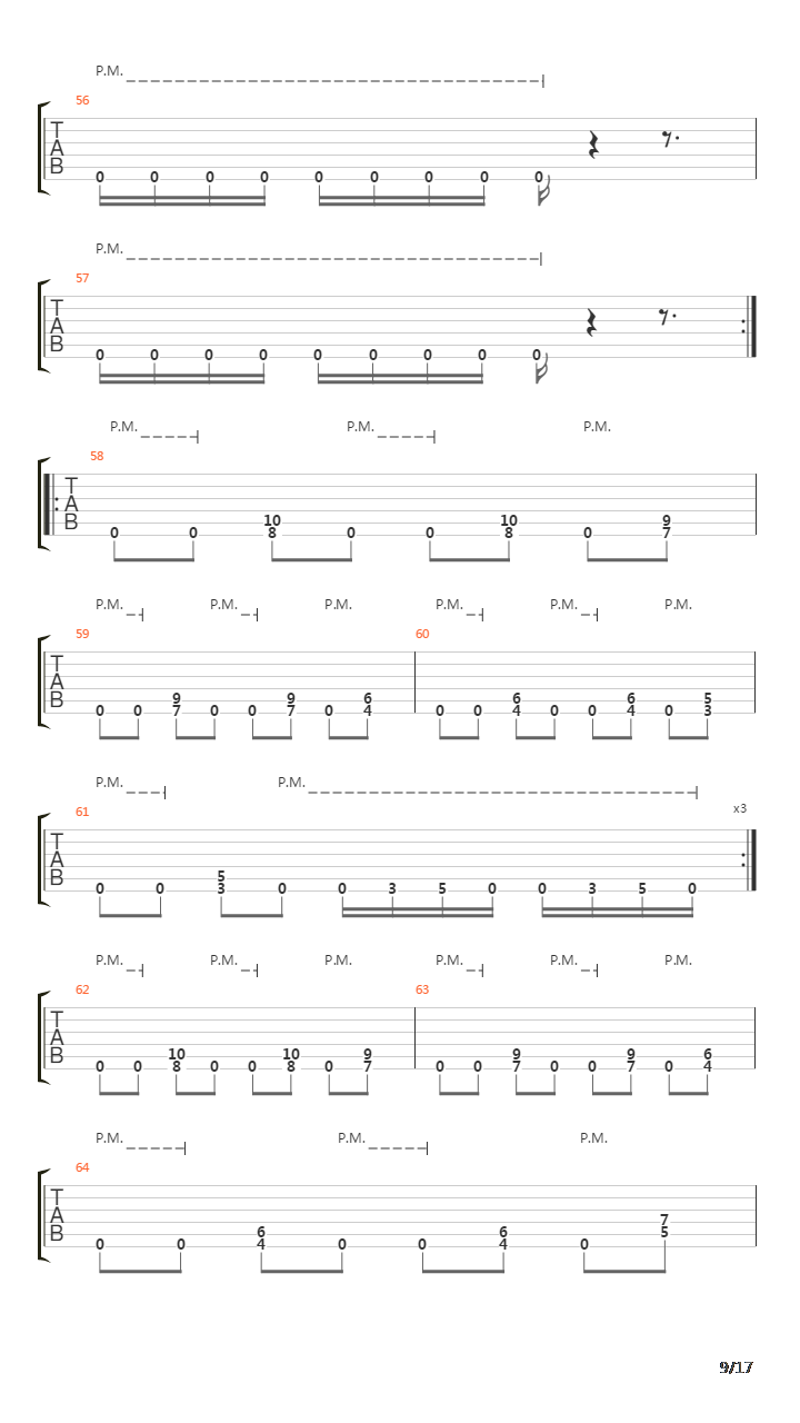 Faded Line吉他谱