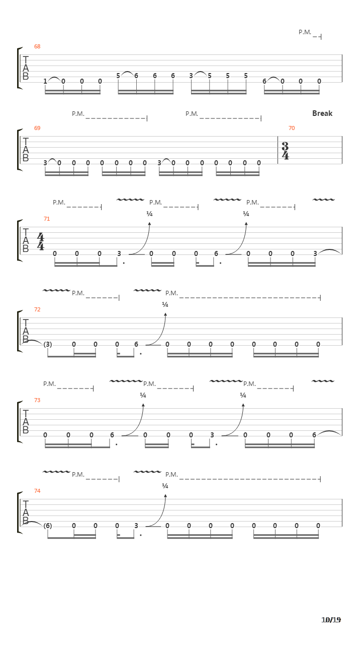 Desolation吉他谱