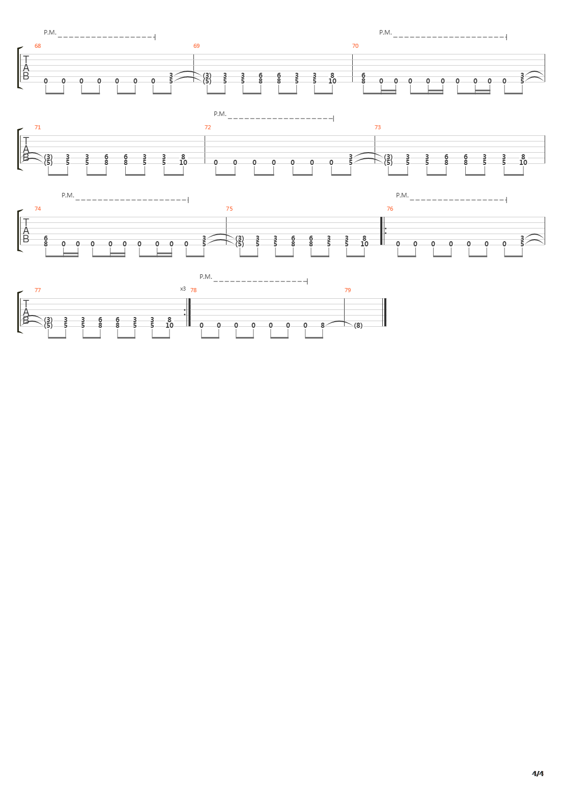 Contractor吉他谱