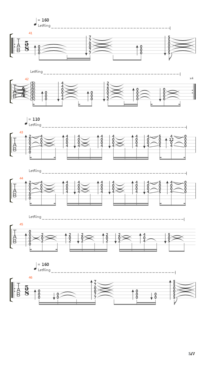 八月迷情(August Rush) - Dueling Guitars吉他谱