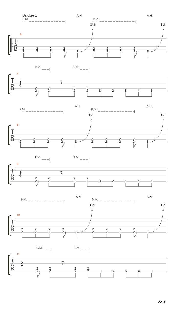 Laid To Rest吉他谱