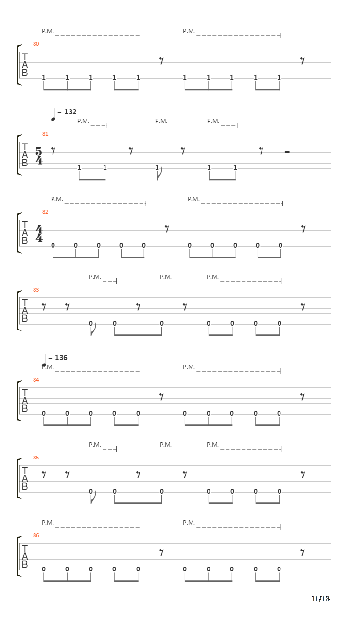 Laid To Rest吉他谱