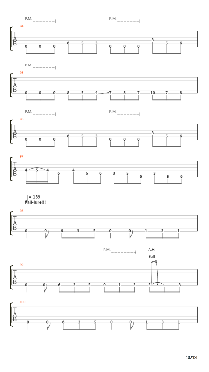 Laid To Rest吉他谱